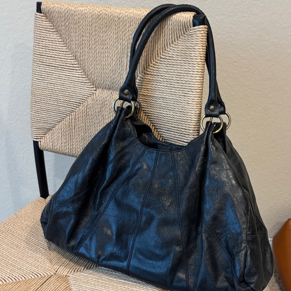 Trina Turk Black Leather Women's Purse